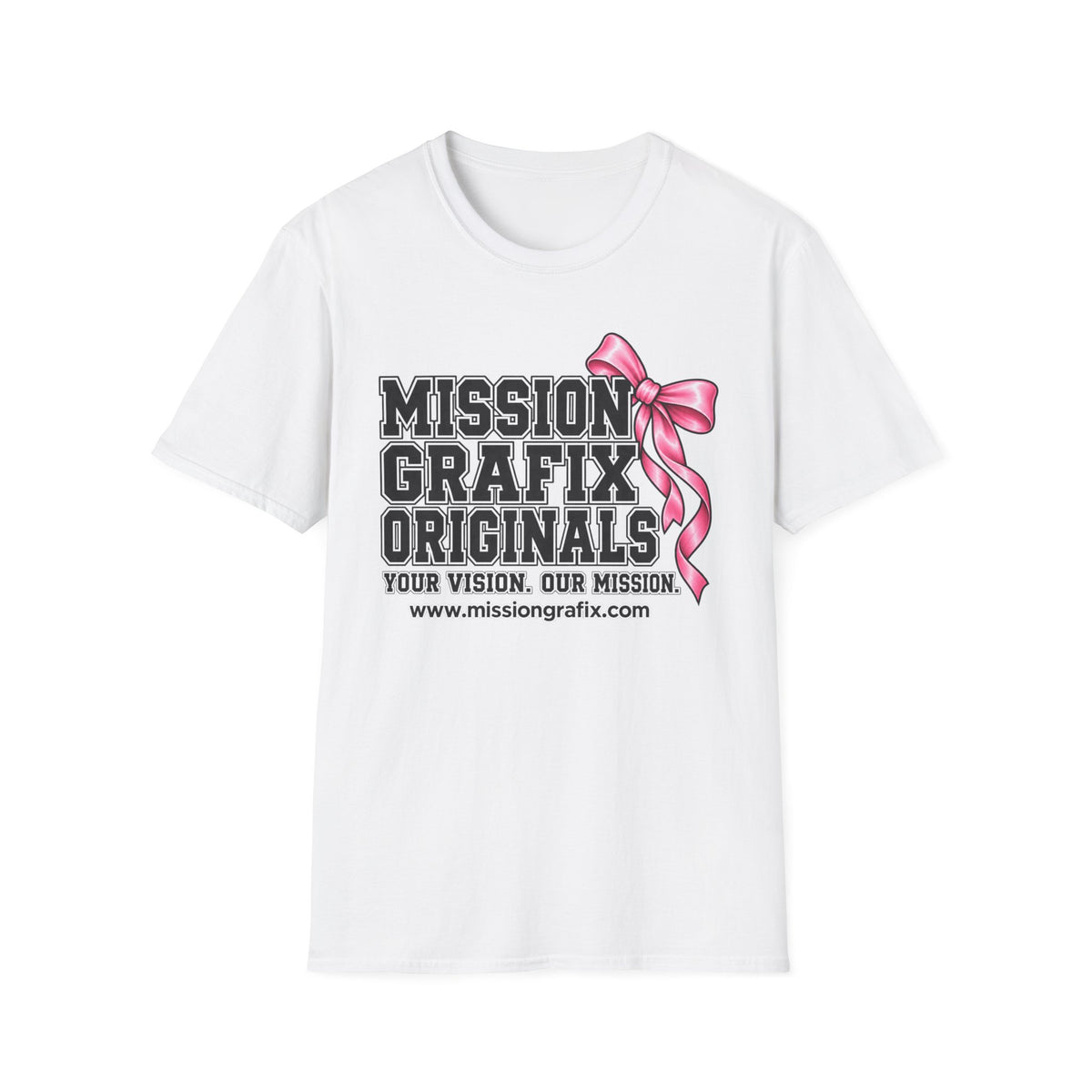 Mission Grafix Varsity Pink Bow II T-Shirt