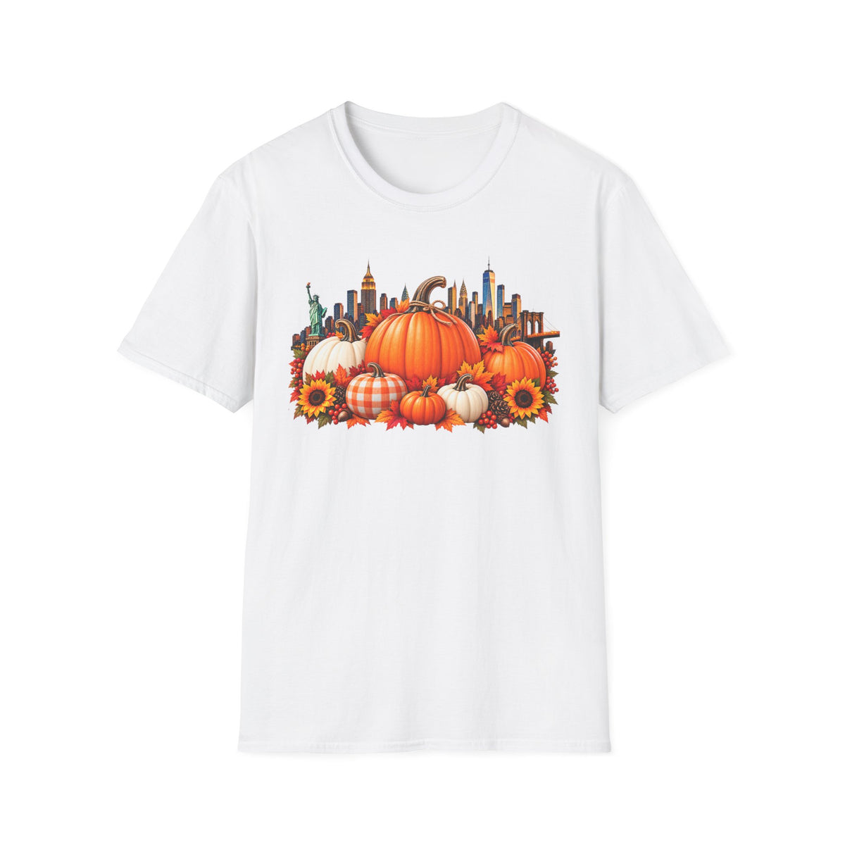 Pumpkin Harvest NYC Skyline T-Shirt