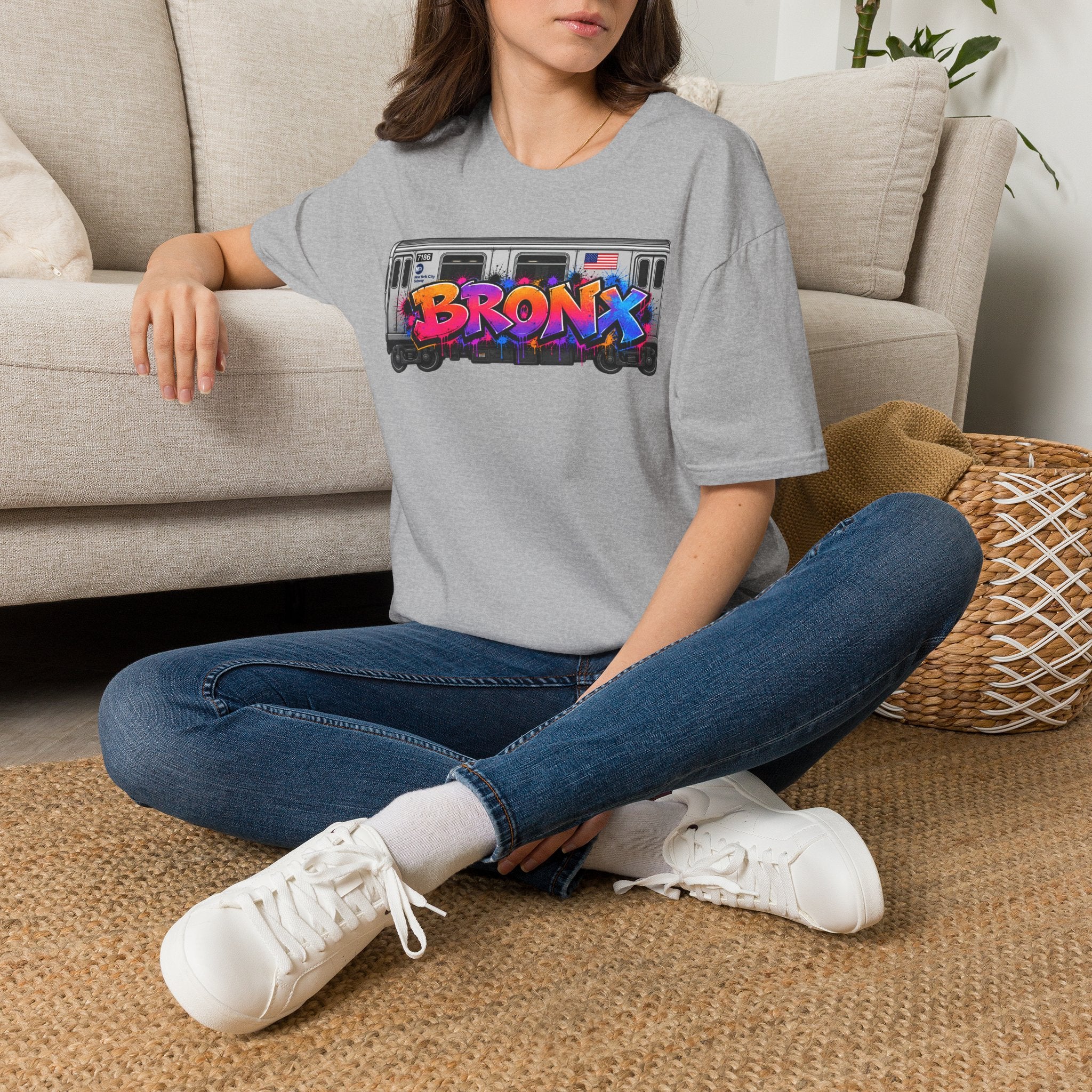Bronx Graffiti Subway Car T-Shirt