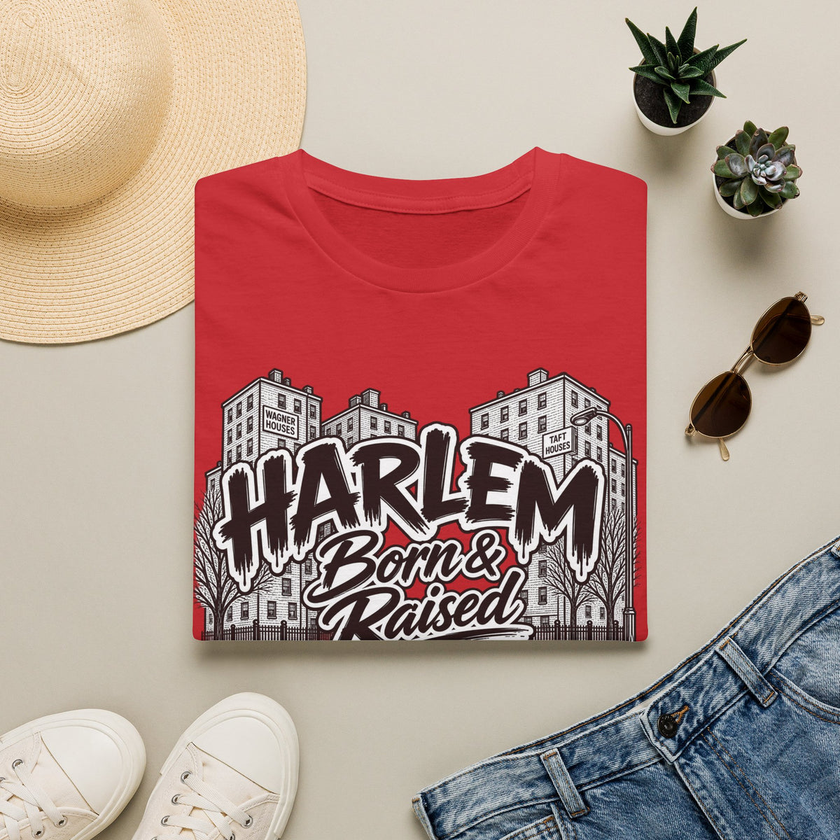 Harlem Born & Raised T-Shirt