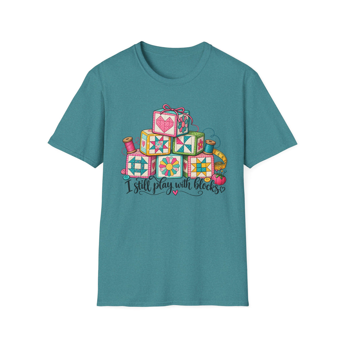 Quilted Blocks and Crafty Threads T-Shirt