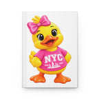 NYC Varsity Girl Rubber Duck  - Journal Hardcover
