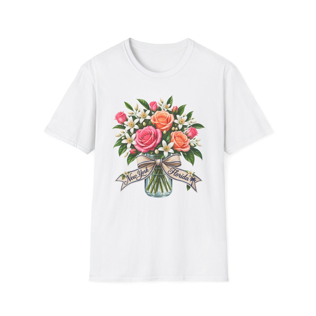 NY to FL Transplant Bouquet T-Shirt