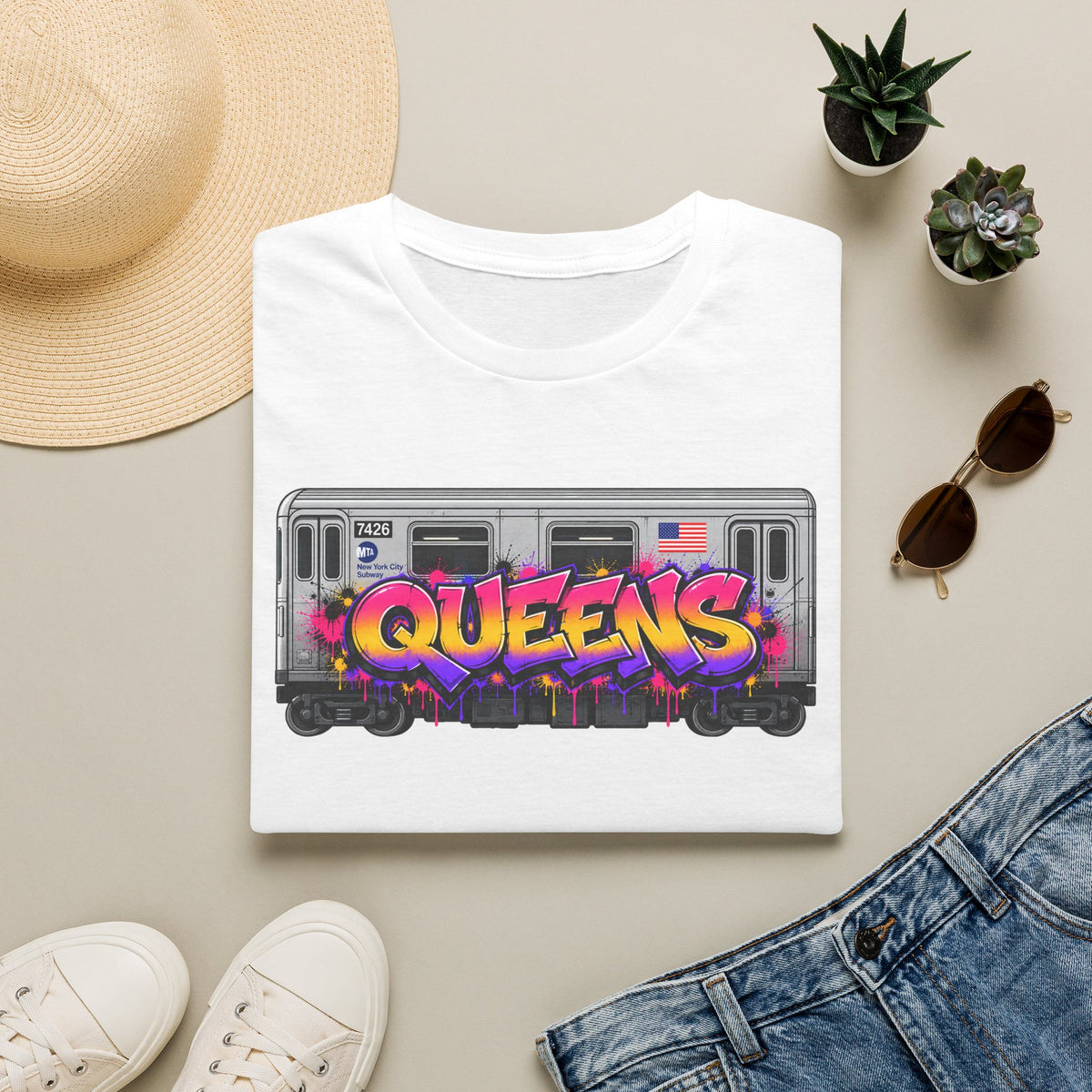 Queens Subway Graffiti T-Shirt