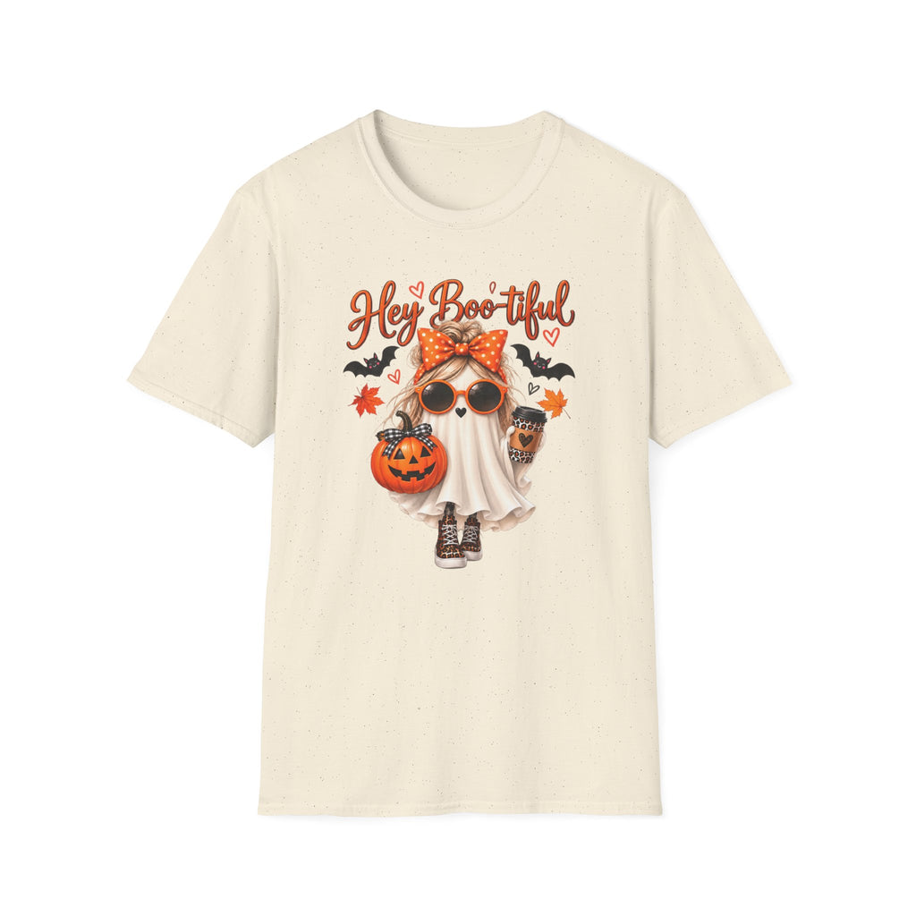 Hey Boo-tiful Ghost Girly T-Shirt