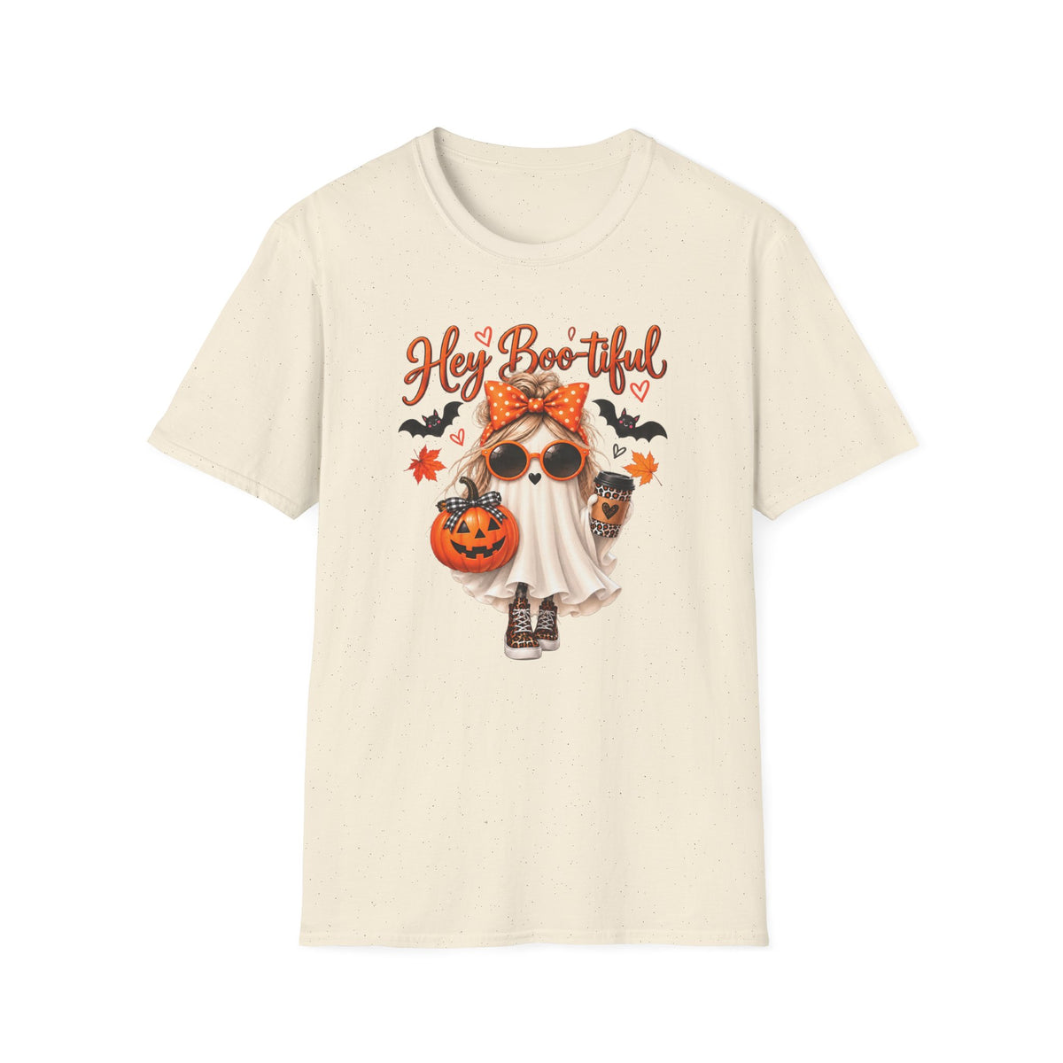 Hey Boo-tiful Ghost Girly T-Shirt