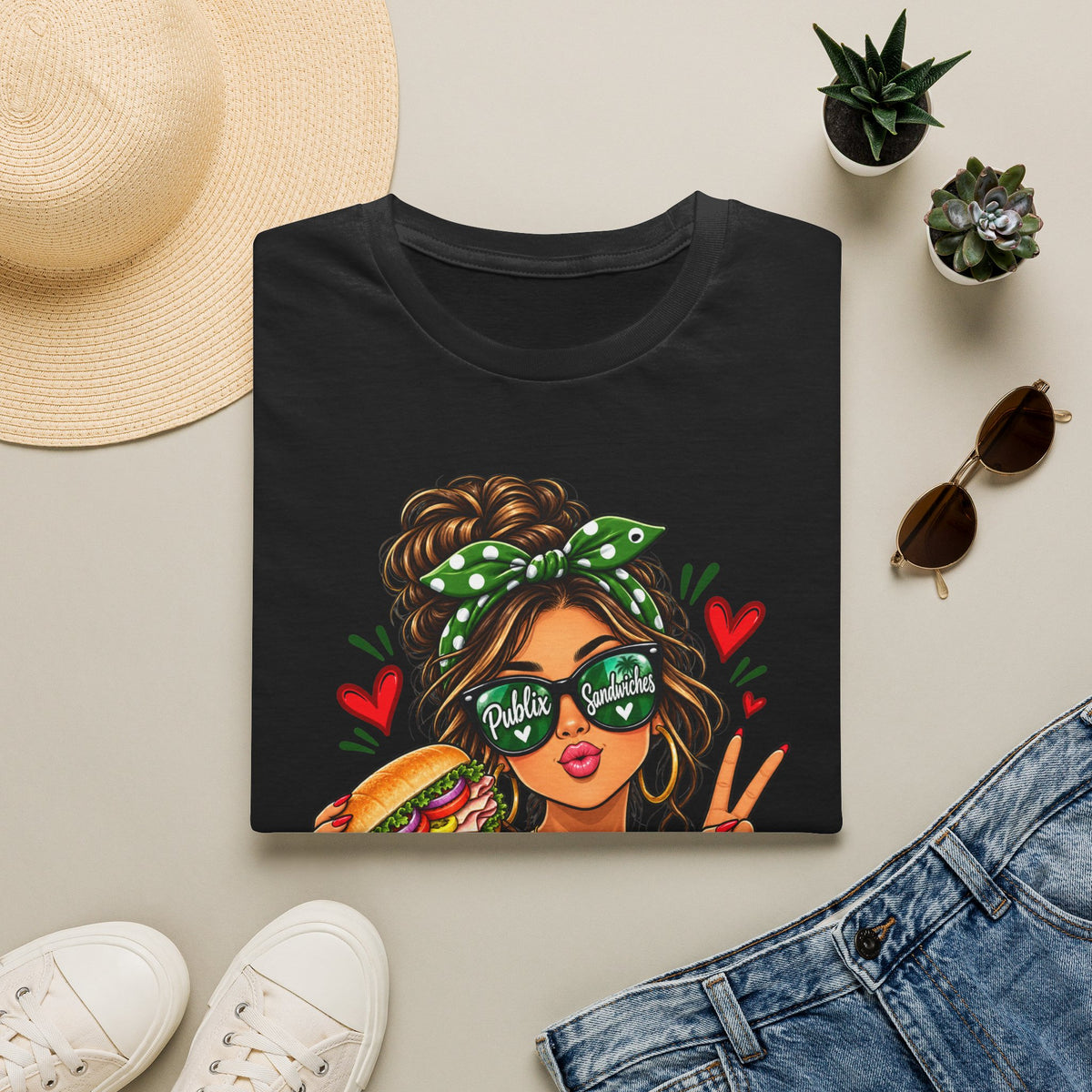 Publix Sandwiches Influencer Girl (Brunette) T-Shirt