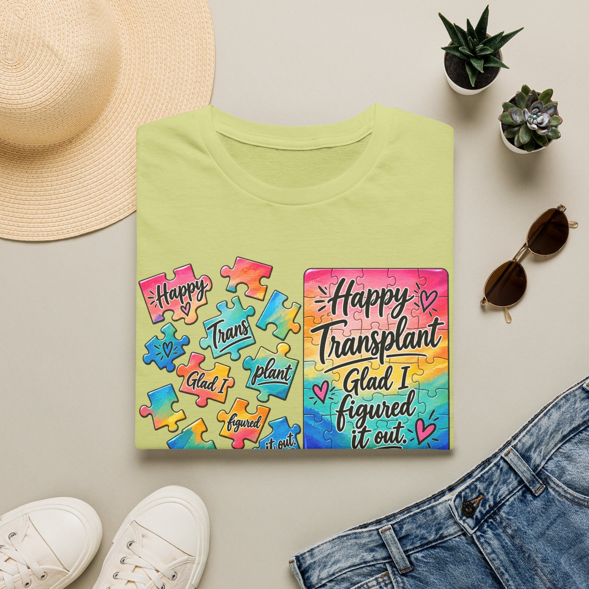 Happy Transplant Puzzle T-Shirt
