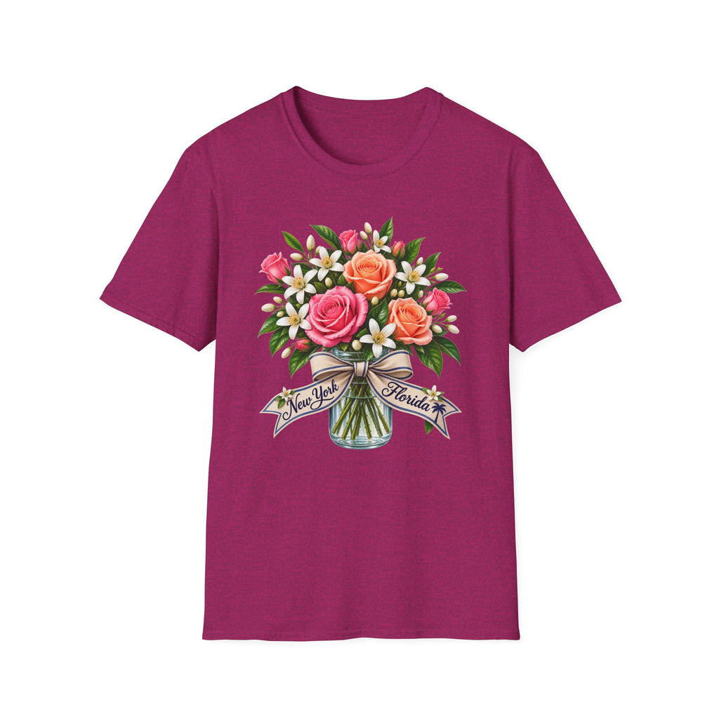 NY to FL Transplant Bouquet T-Shirt