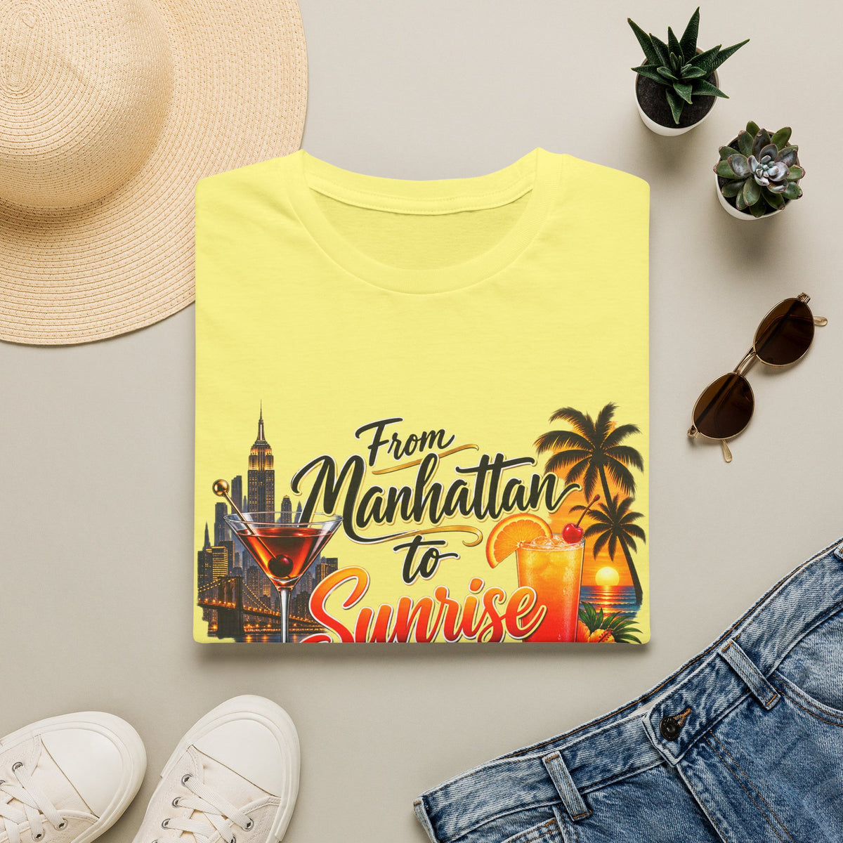 Manhattan to Sunrise T-Shirt