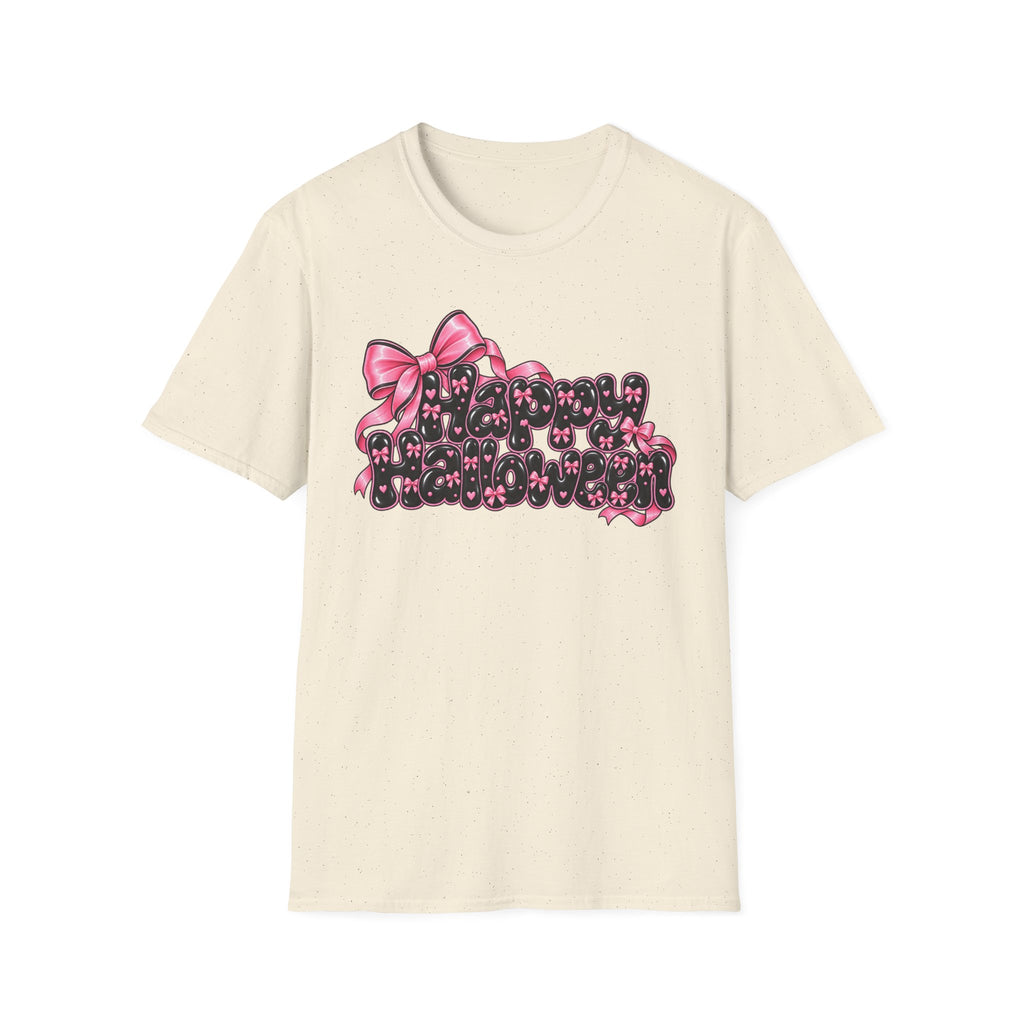 Pink Bows Happy Halloween T-Shirt