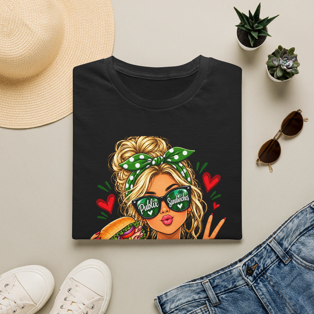 Publix Sandwiches Influencer Girl (Black Hair) T-Shirt