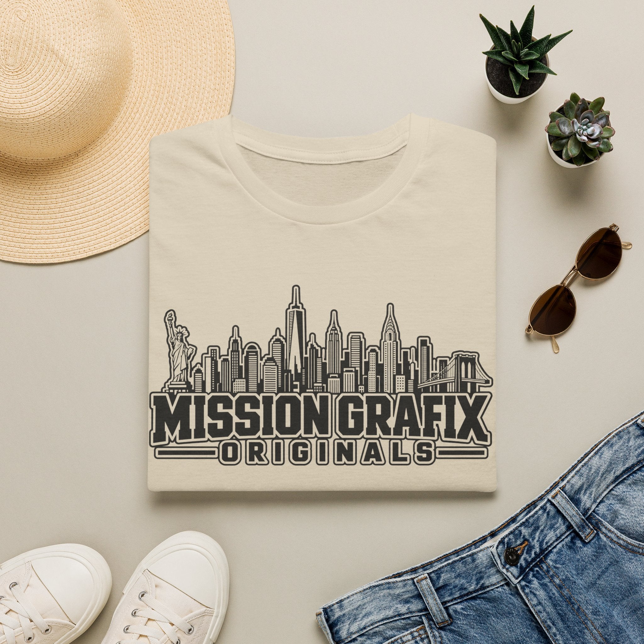 Mission Grafix NYC Skyline T-Shirt