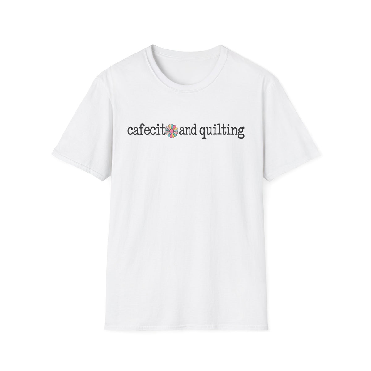 Cafecito and Quilting Dresden Flower T-Shirt