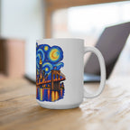 Starry Night New York City Skyline Mug