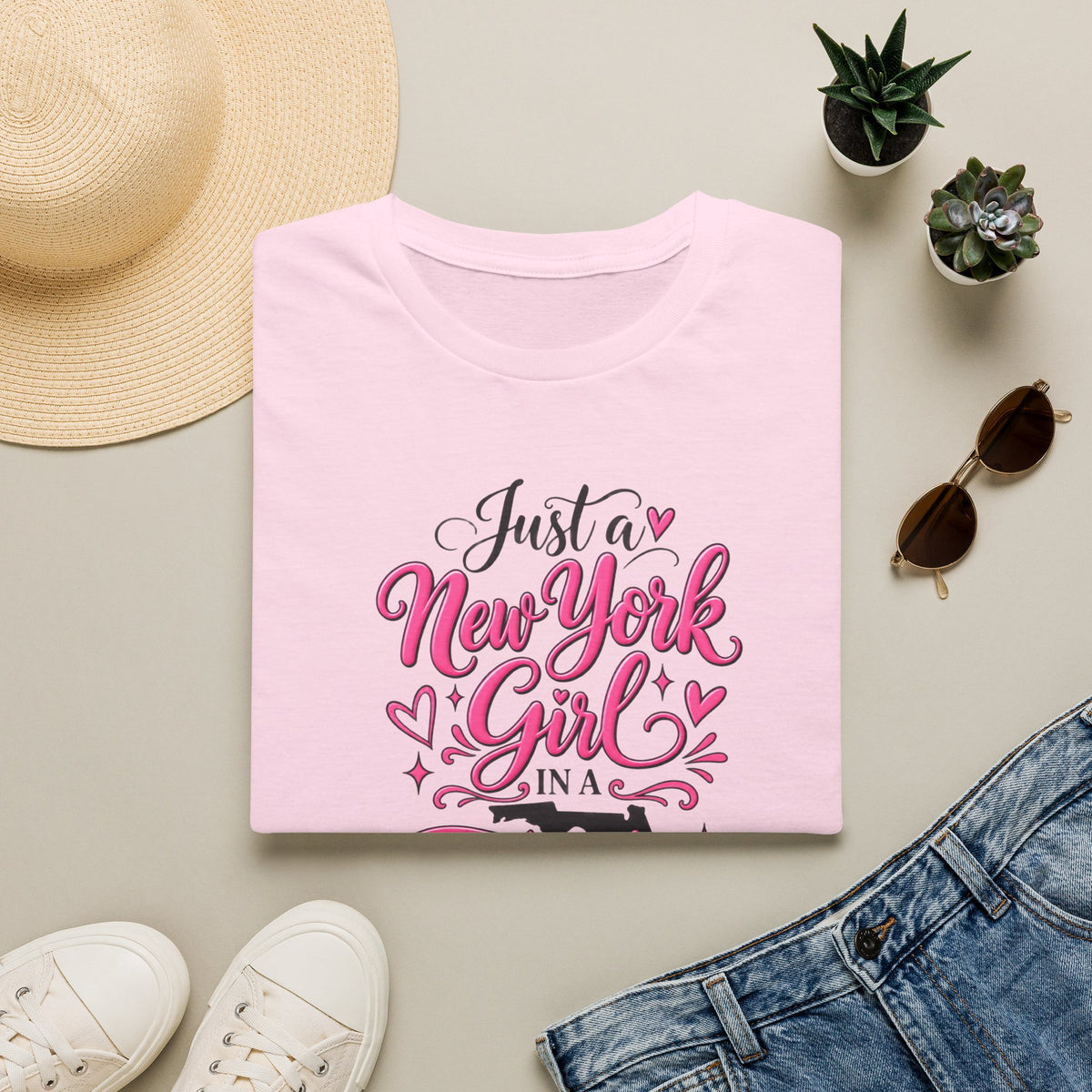 NY Girl in a FL World II T-Shirt