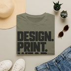 Design. Print. Wear. Graphic Tee — Bold Typography T-Shirt