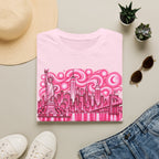 Pink New York City Skyline T-Shirt