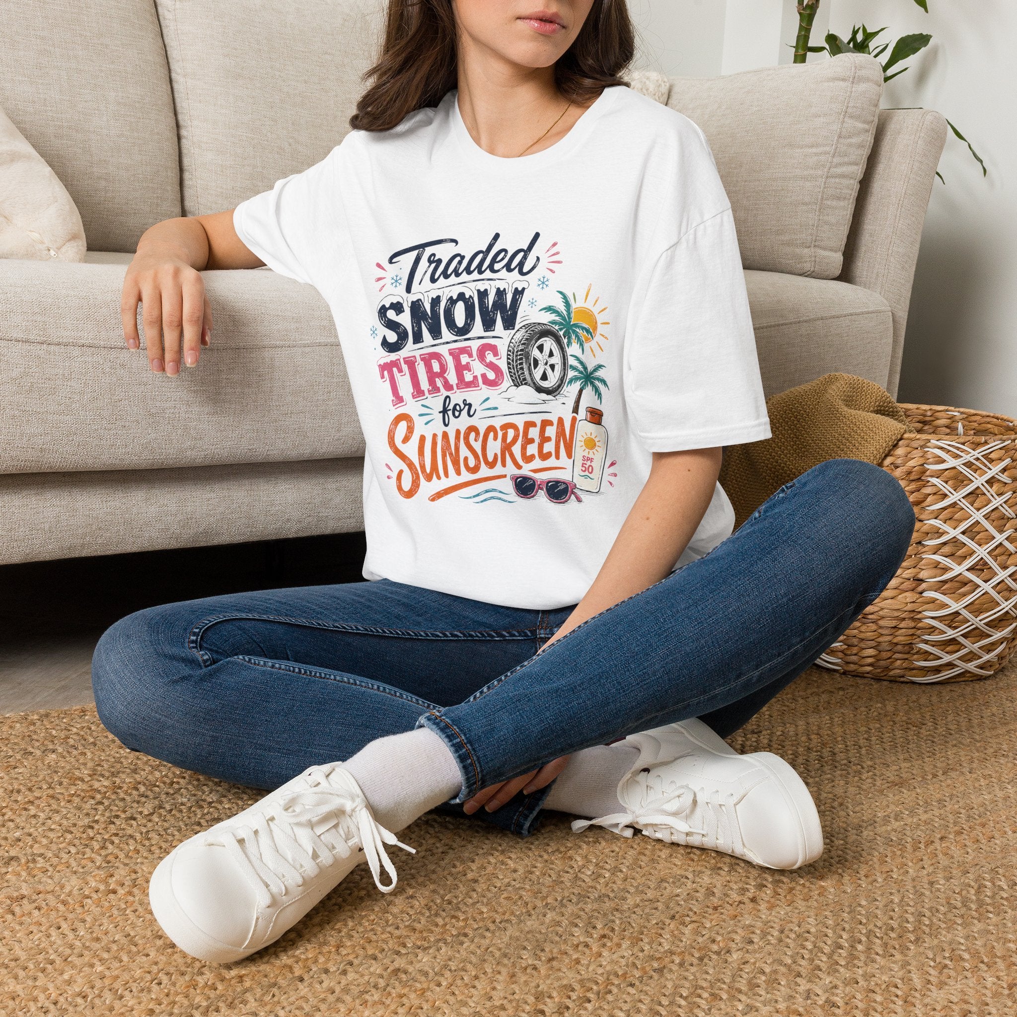 Traded Snow Tires for Sunscreen T-Shirt
