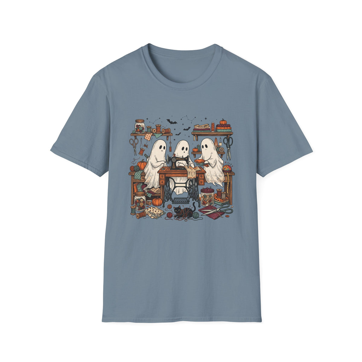Ghostly Friends Sewing T-Shirt