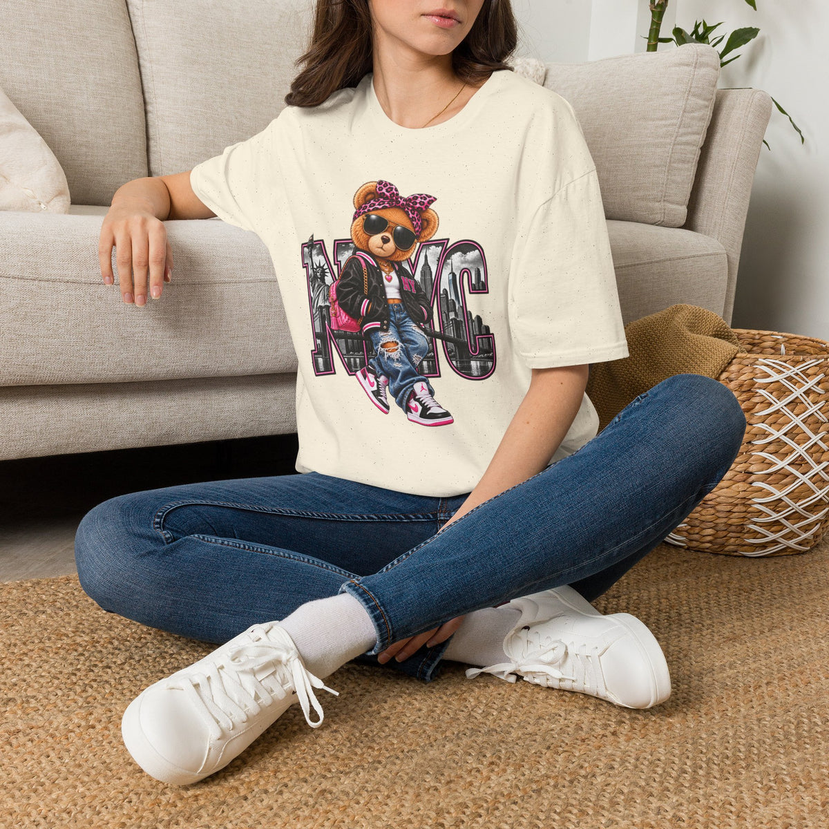 NYC Teddy Bear - Girl - T-Shirt