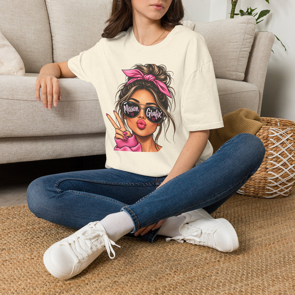 Mission Grafix Influencer Girl T-Shirt