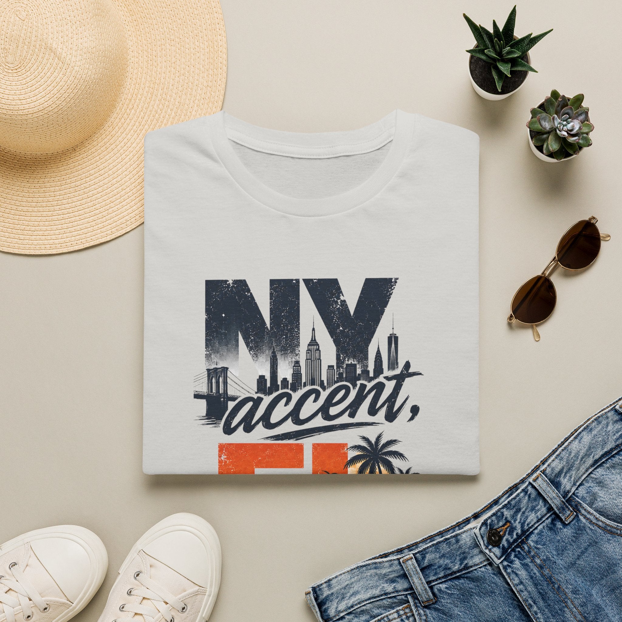 NY Accent FL Address T-Shirt