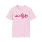 Mahj Pink Script T-Shirt