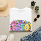 FAFO Floral Bubble Letters T-Shirt