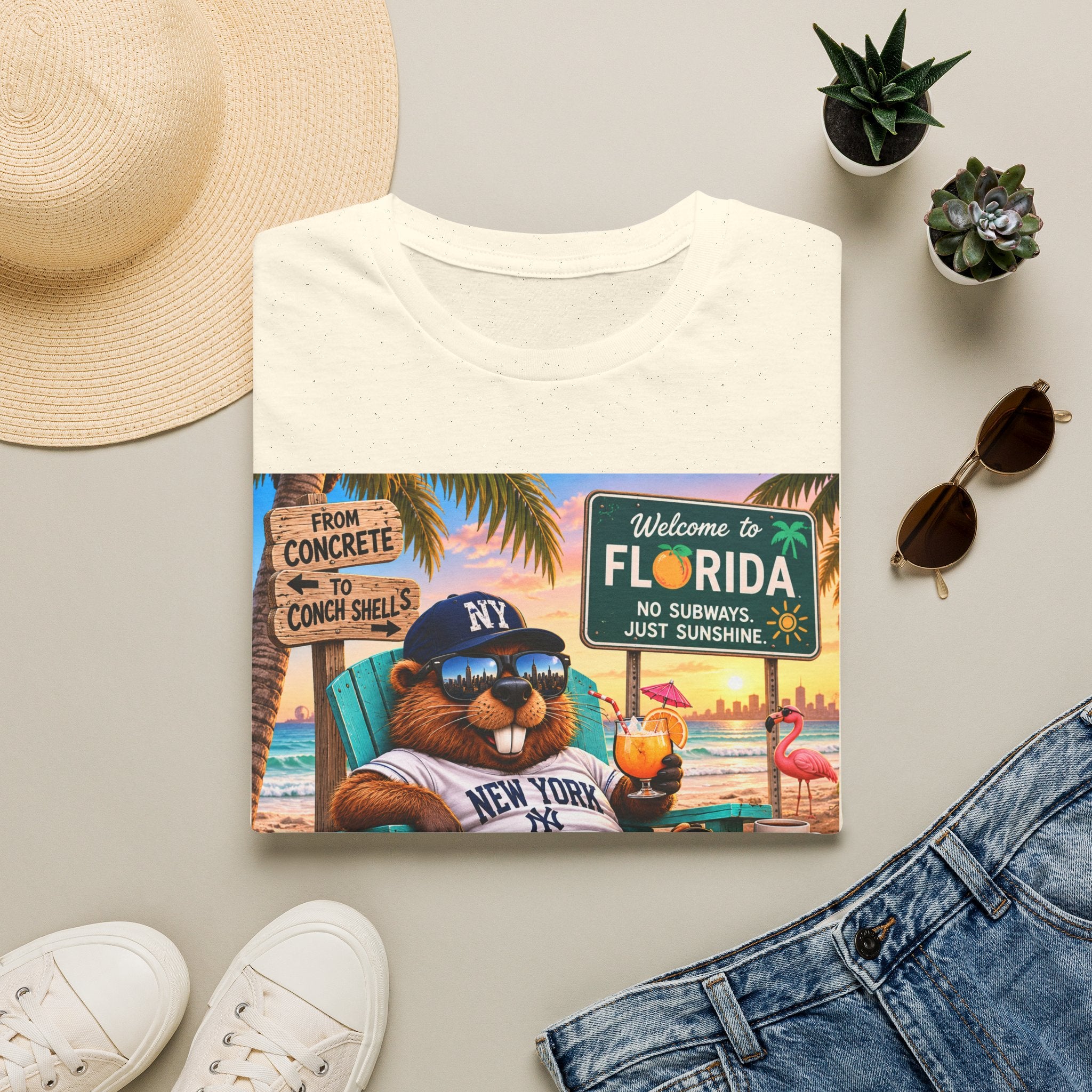 Beaver's NY to FL Escape T-Shirt