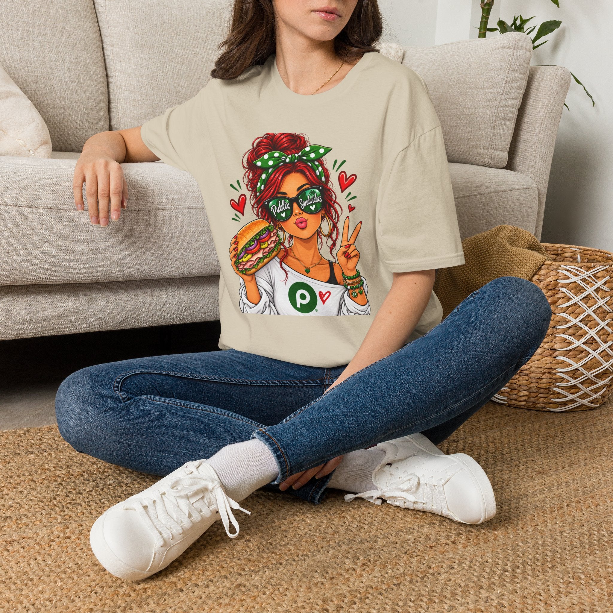 Publix Sandwiches Influencer Girl (Red Head) T-Shirt