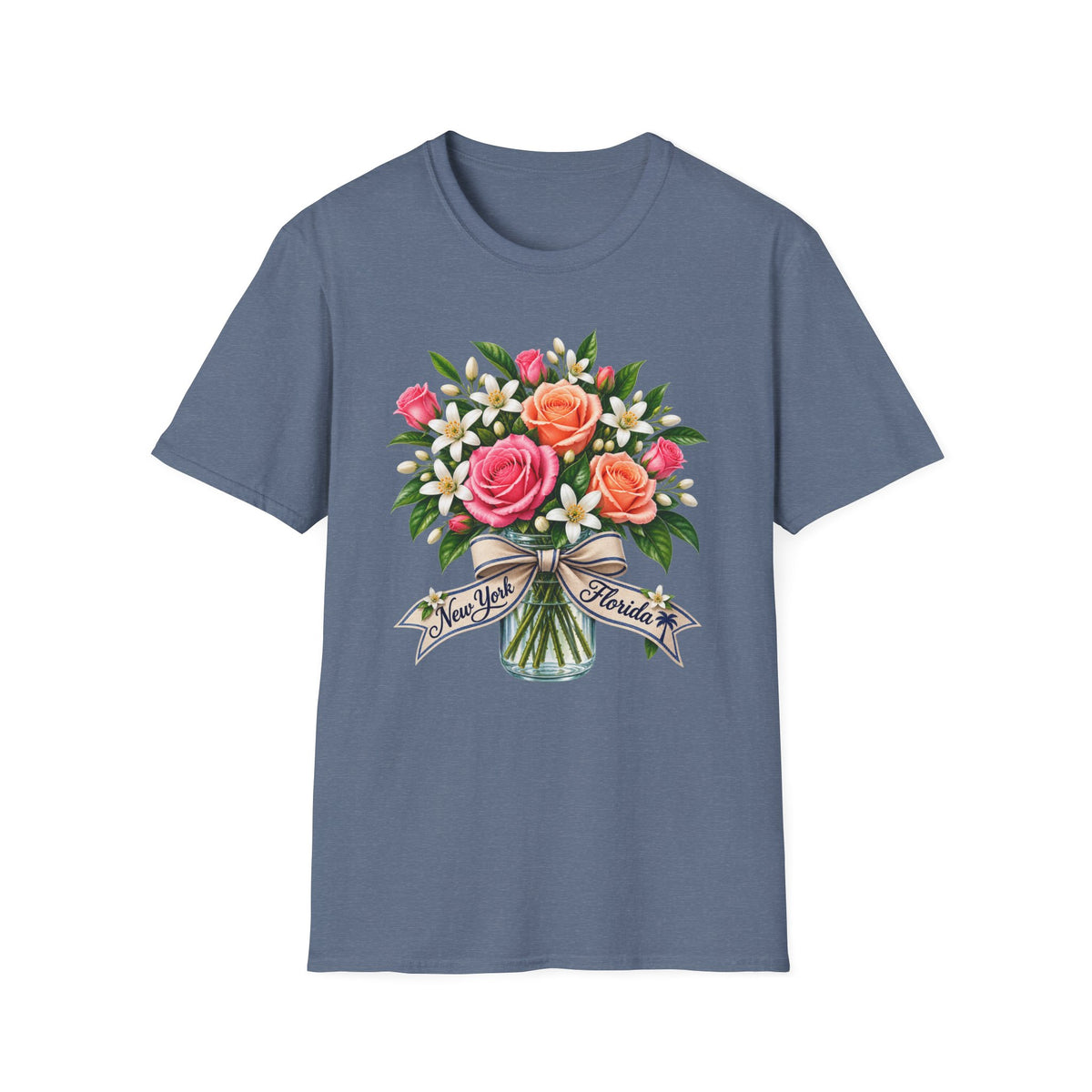 NY to FL Transplant Bouquet T-Shirt