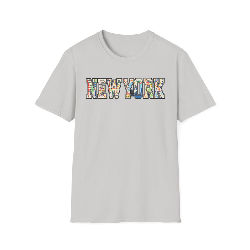 New York Train Map T-Shirt