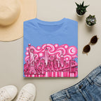 Pink New York City Skyline T-Shirt