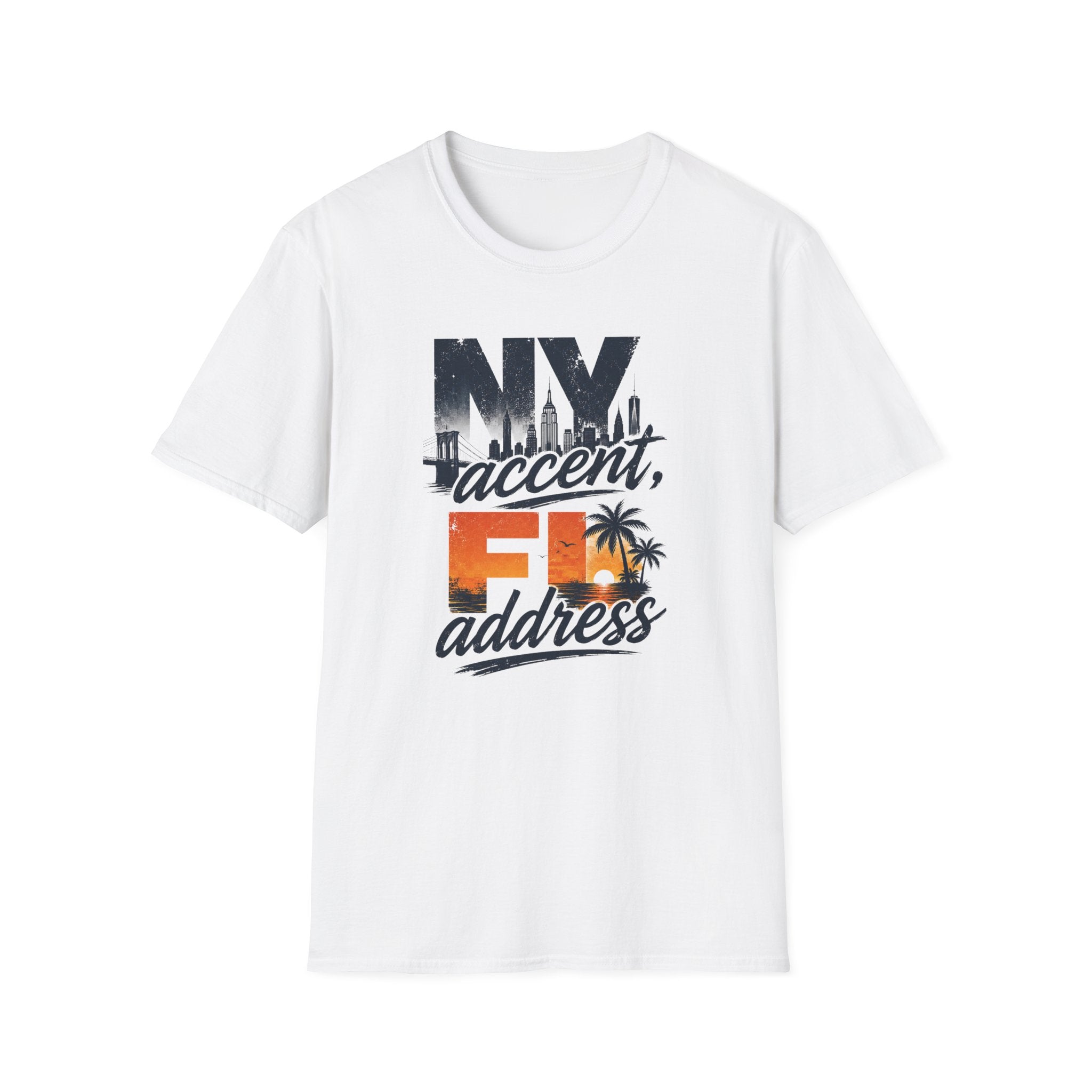 NY Accent FL Address T-Shirt