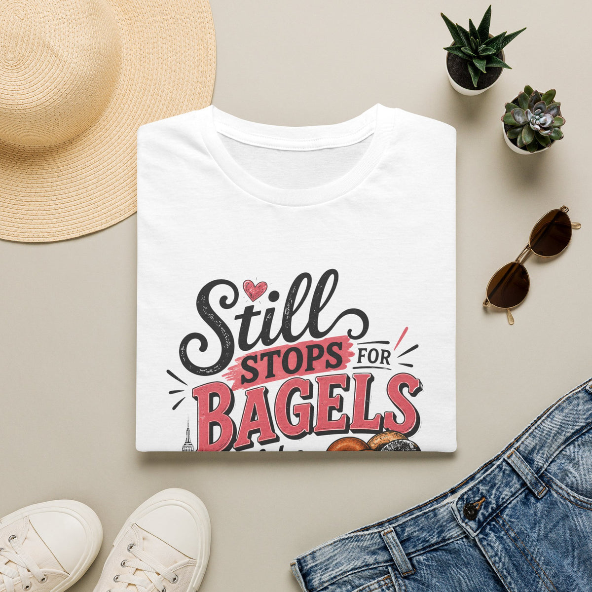 Still Stops For Bagels T-Shirt