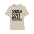 Design. Print. Wear. Graphic Tee — Bold Typography T-Shirt
