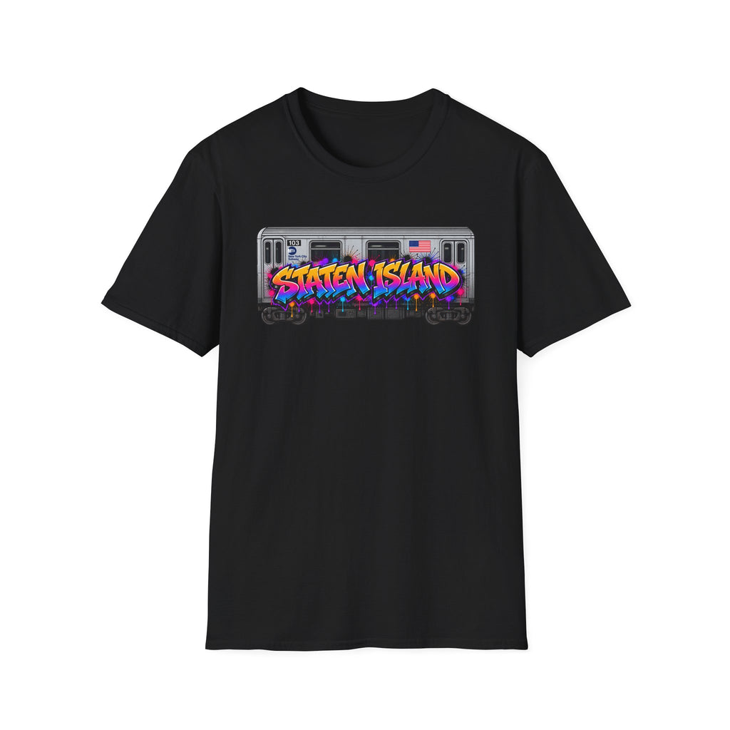 Staten Island Graffiti Subway Car T-Shirt
