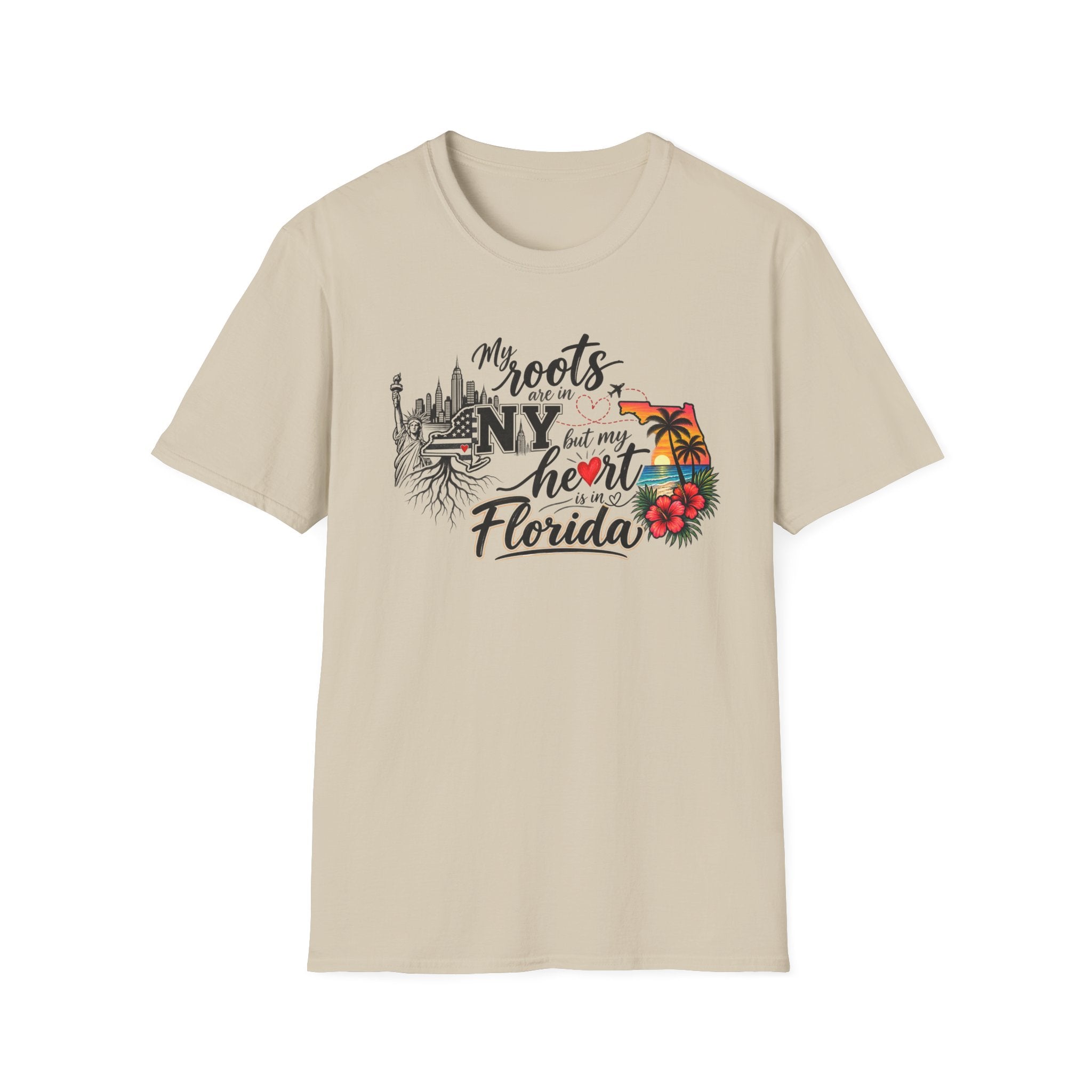 My Roots are in NY and My Heart is in FL II T-Shirt