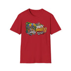 Dirty Dogs NYC Hot Dog Cart Street Scene T-Shirt