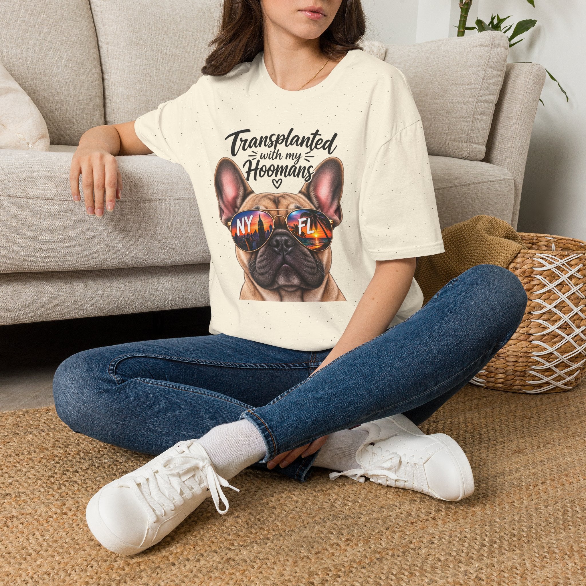 Transplanted with my Hoomans (Frenchie) T-Shirt
