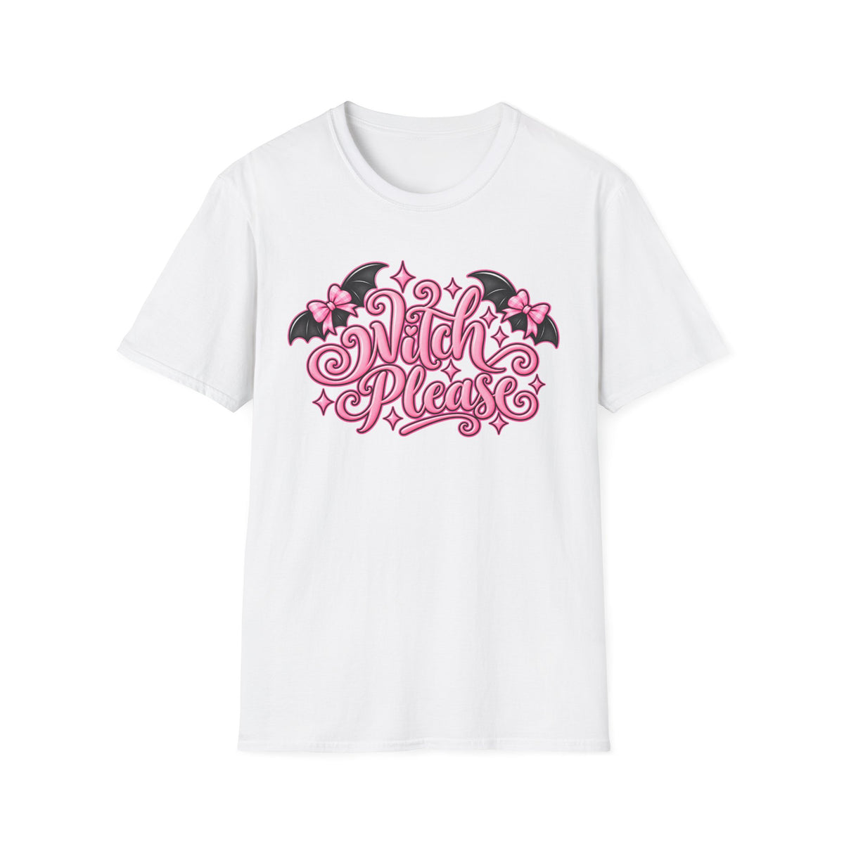 Pink Witch Please Coquette Bats T-Shirt