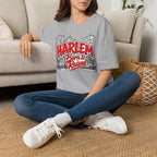 Harlem Born & Raised Red Letters T-Shirt