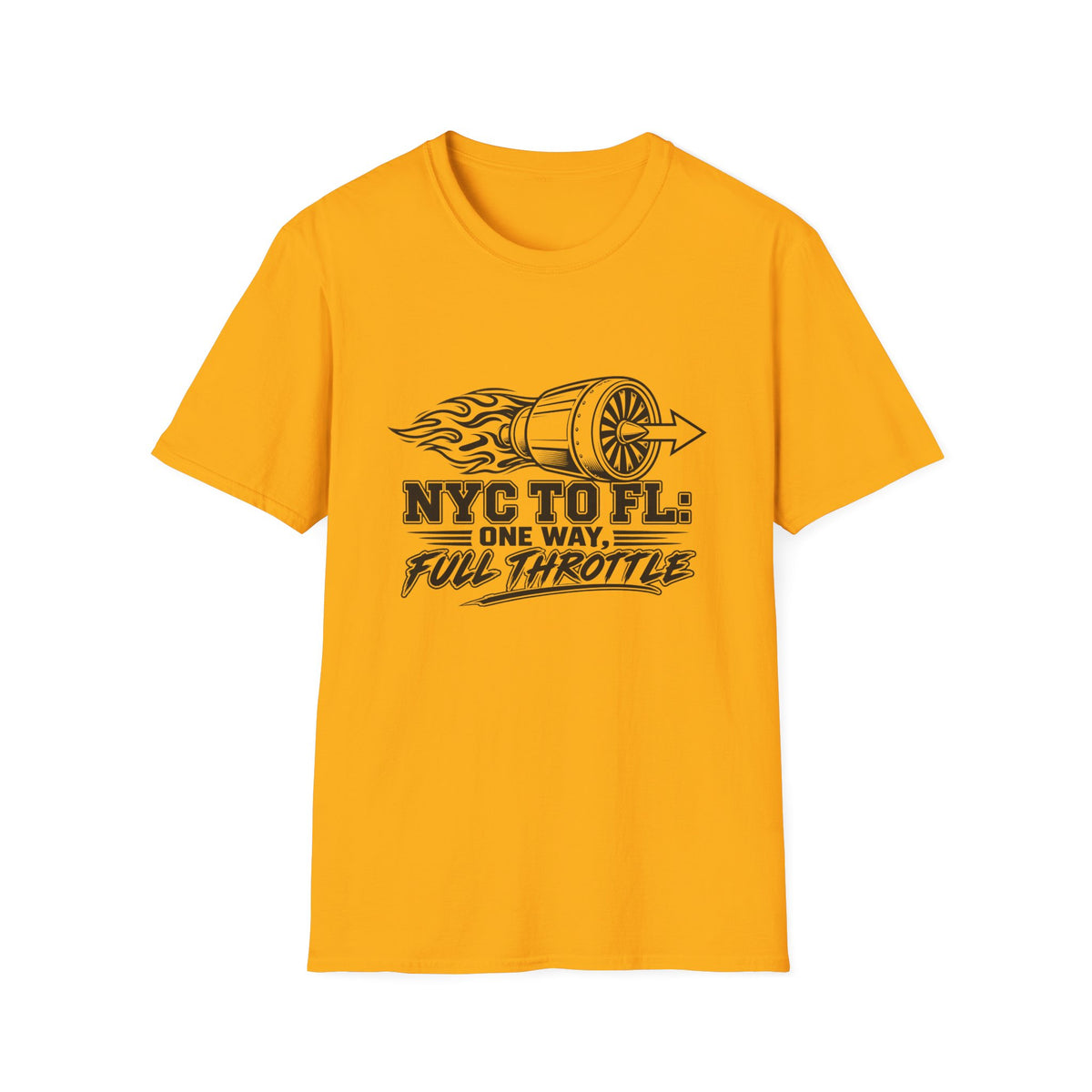 NY to FL Full Throttle T-Shirt