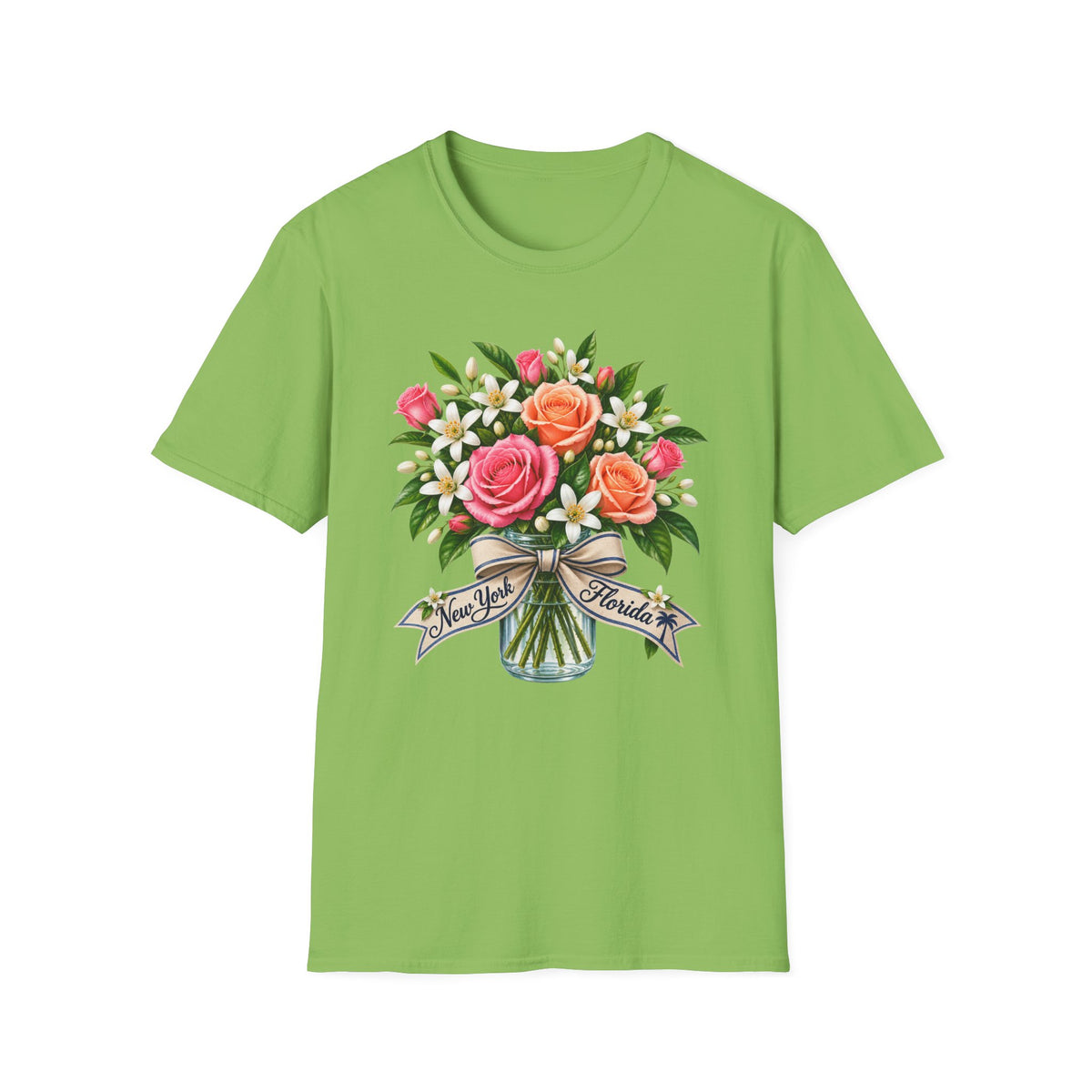NY to FL Transplant Bouquet T-Shirt