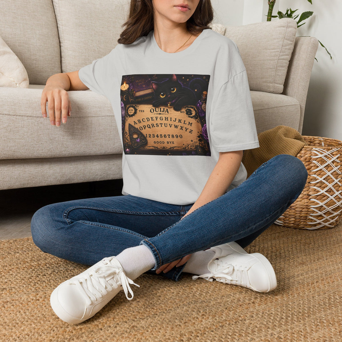 Kitty Ouija Board T-Shirt