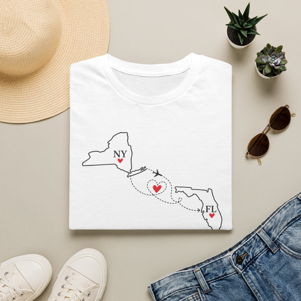 NY to FL Flight T-Shirt