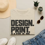 Design. Print. Wear. Graphic Tee — Bold Typography T-Shirt