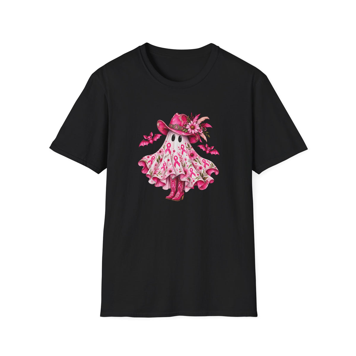 Breast Cancer Cowgirl Ghost T-Shirt