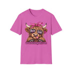 Mission Grafix Highland Cow Pink - T-Shirt